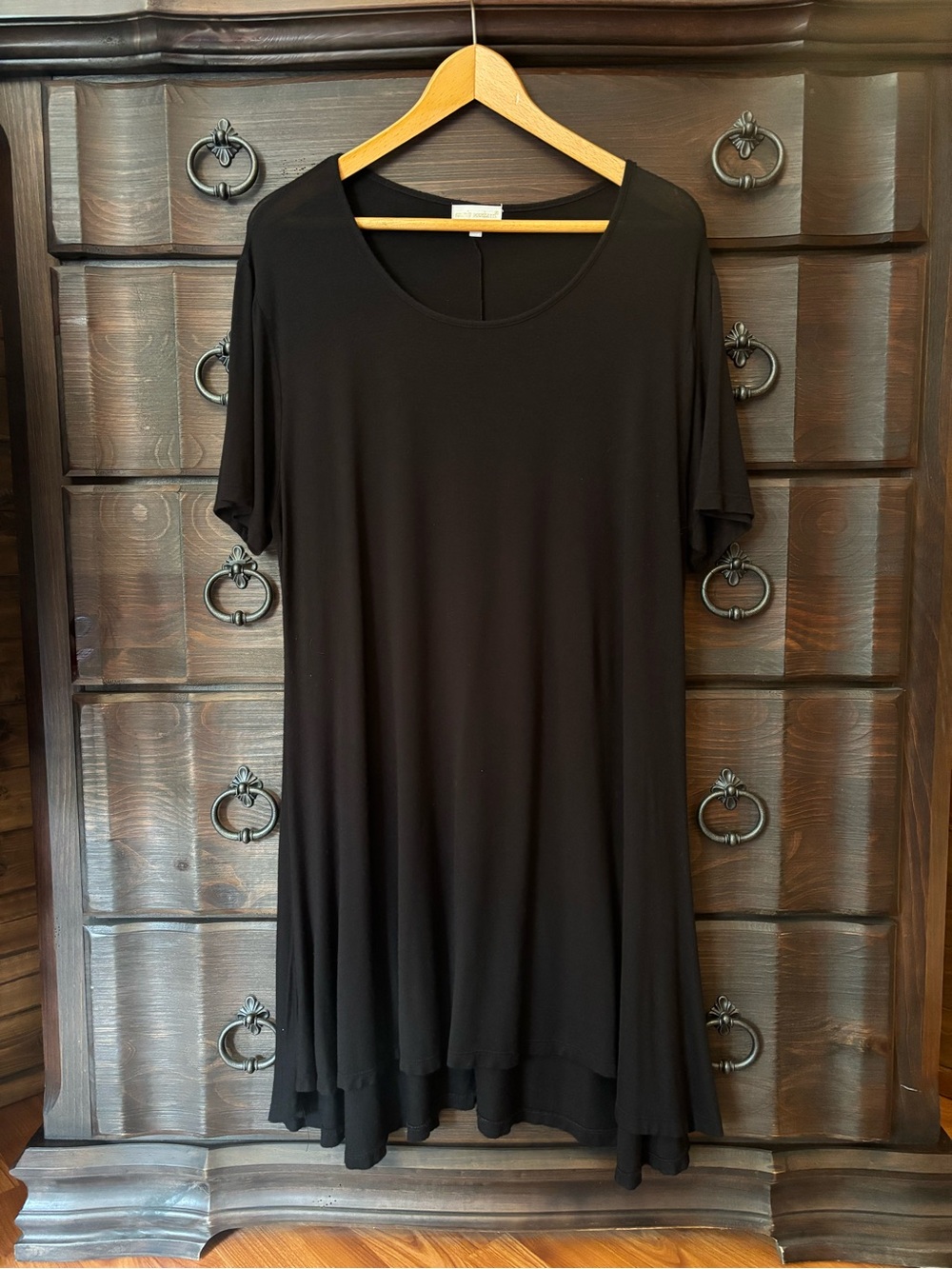 Simply Southern Women’s Black T Shirt Dress, Size XL